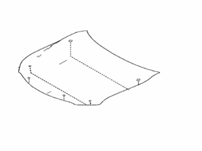 Toyota 53301-06331 Hood