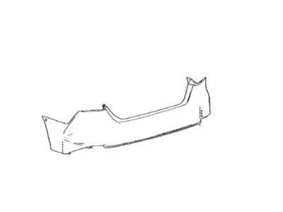 Toyota 52159-33958 Cover, Rear Bumper L/C