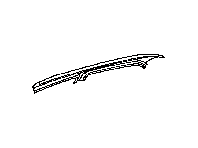 Toyota 61211-07020 Rail, Roof Side, RH