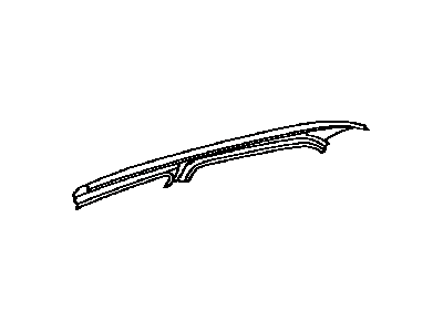 Toyota 61211-12490 Rail, Roof Side, RH