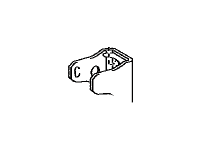 Toyota 12311-37060 Front Mount Bracket