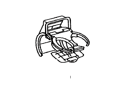 Toyota 55604-12050-B0 Rear Cup Holder
