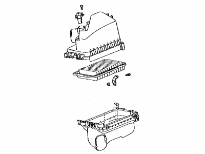 Toyota 17700-22221 Air Cleaner Assembly