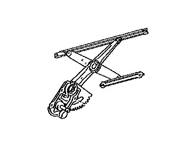 Toyota 69810-12690 Window Regulator