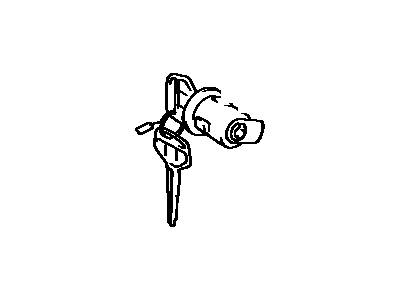 Toyota 69058-19045 Cylinder & Keys