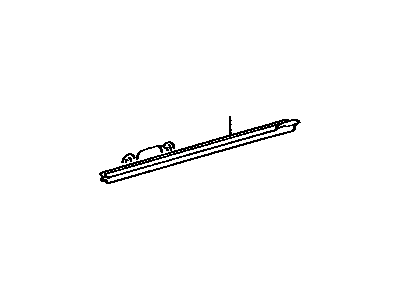 Toyota 68172-89109 Weatherstrip Assy, Front Door Glass, Inner