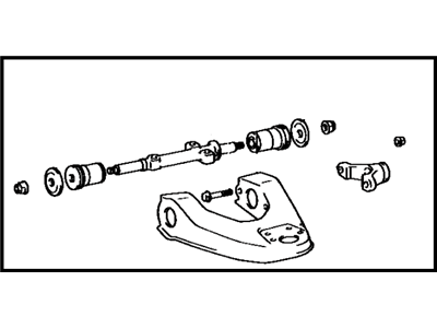 Toyota 48066-35060 Front Suspension Control Arm Sub-Assembly Upper Left