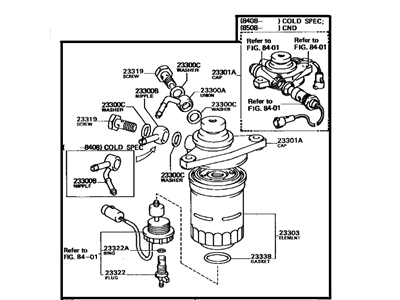 Toyota 23300-54140 Fuel Filter