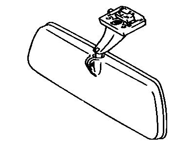 Toyota 87801-89111-08 Inner Rear View Mirror Assembly
