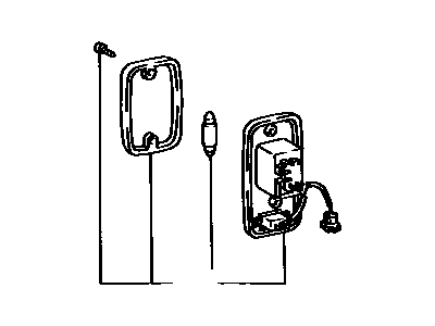 Toyota 81240-95A16 Lamp Assembly, Room