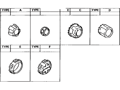 Toyota 42603-35171 Wheel Hub Ornament Sub-Assembly