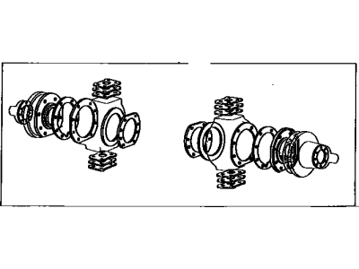 Toyota 04434-60050 Gasket Kit, Front Axle Overhaul