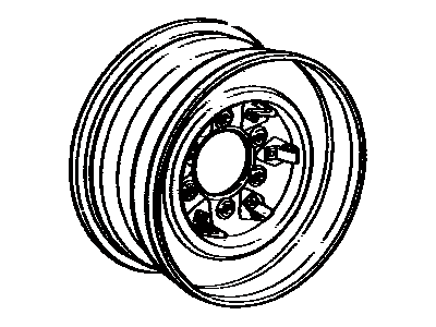 Toyota 42601-60072 Wheel, Disc