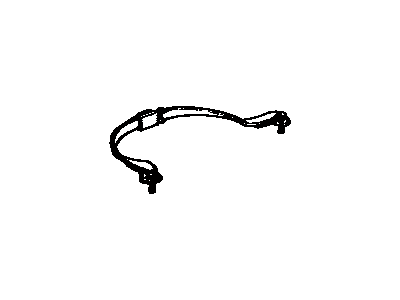 Toyota 73330-12113-01 Belt Assy, Rear Seat Lap Type, RH