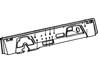Toyota 55301-90322 Panel Sub-Assy, Instrument