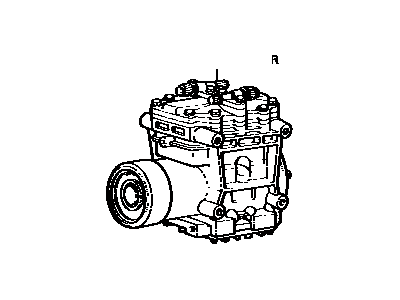 Toyota 88320-60020 Compressor Assy, Cooler