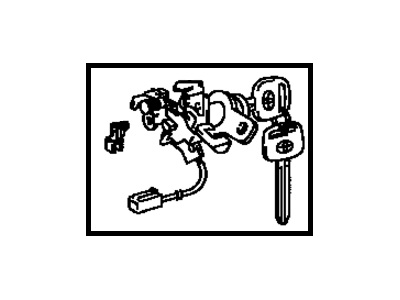 Toyota 69055-33380 Cylinder & Keys
