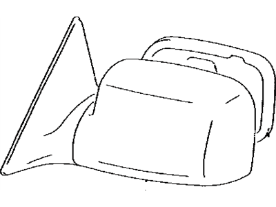 Toyota 87961-33460 Mirror Glass
