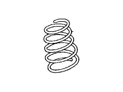 Toyota 48131-33A00 Spring, Coil, Front