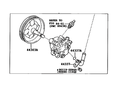 Toyota 44320-33150 Pump Assy, Vane