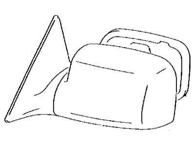 Toyota 87910-33490 Mirror Assembly
