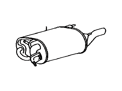 Toyota 17430-28360 Muffler