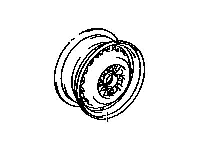 Toyota 42611-16340 Wheel, Disc