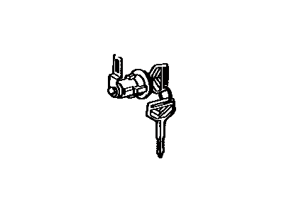 Toyota 69055-12230 Cylinder & Key Set