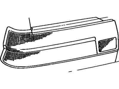 Toyota 81551-04010 Lens, Rear Combination Lamp, RH