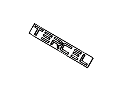 Toyota 75373-16060 Nameplate