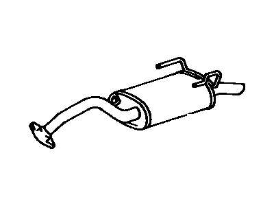 Toyota 17430-11091 Exhaust Tail Pipe Assembly