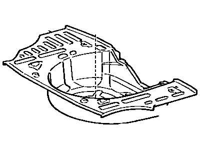 Toyota 58311-16120 Floor Pan