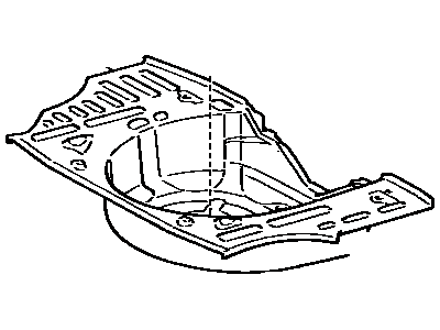 Toyota 58311-16110 Floor Pan