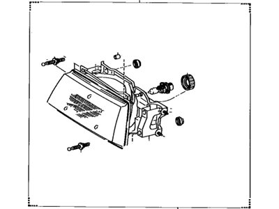 Toyota 81150-16410 Headlamp Assembly