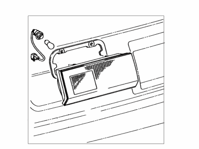 Toyota 81680-32040 Back Up Lamp