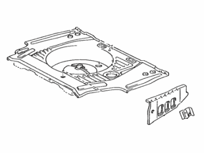 Toyota 58301-32170 Rear Floor Pan