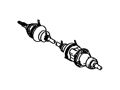 Toyota 43410-32173 Shaft Assembly, Front Drive