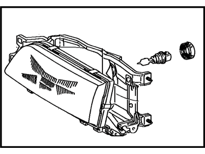 Toyota 81170-32200 Lens & Housing