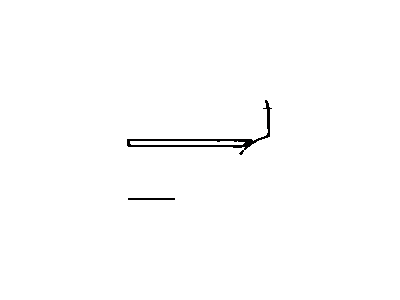 Toyota 75741-16490 Moulding, Rear Door, Outside RH