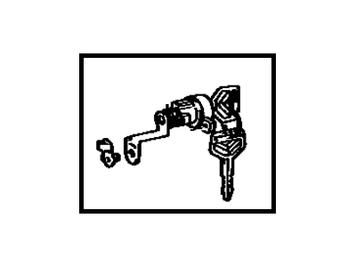 Toyota 69055-32190 Cylinder & Key Set