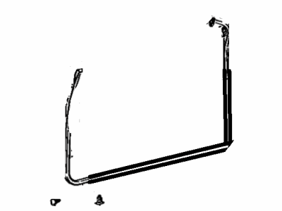 Toyota 67862-20270 Door Weatherstrip