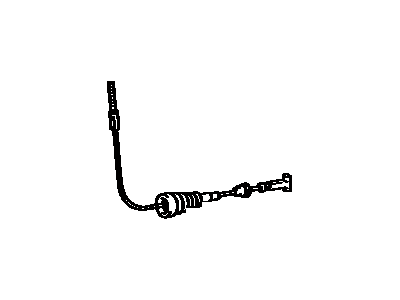 Toyota 46410-20250 Cable Assembly, Parking Brake