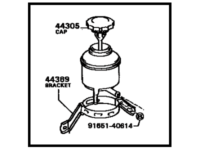 Toyota 44360-20080 Reservoir Assy, Vane Pump Oil