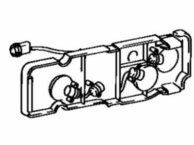 Toyota 81555-20680 Socket & Wire