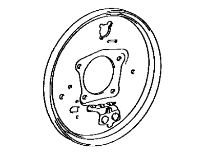 Lexus 47043-32010 Plate Sub-Assembly, BRAK