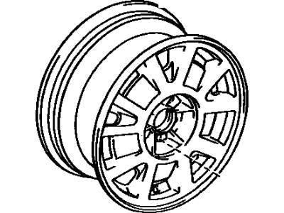 Toyota 42611-20320-01 Wheel, Disc