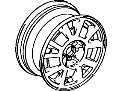 Toyota 42611-20370 Wheel, Alloy