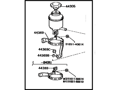 Toyota 44360-32010 Reservoir