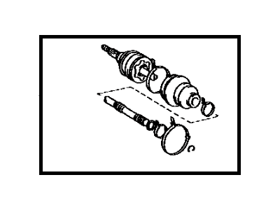 Toyota 43470-39027 Outboard Shaft Assembly