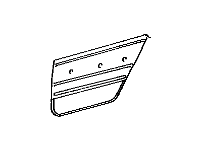 Toyota 67680-08200-B0 Board Assembly, Slide Do